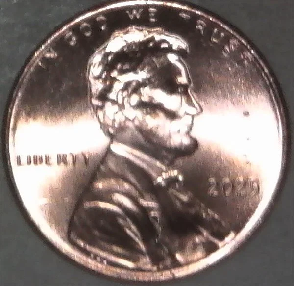 2025---P-Lincoln-Shield-Cents-With-Die-Crack-And-Die-Chips/Interior-Die-Breaks